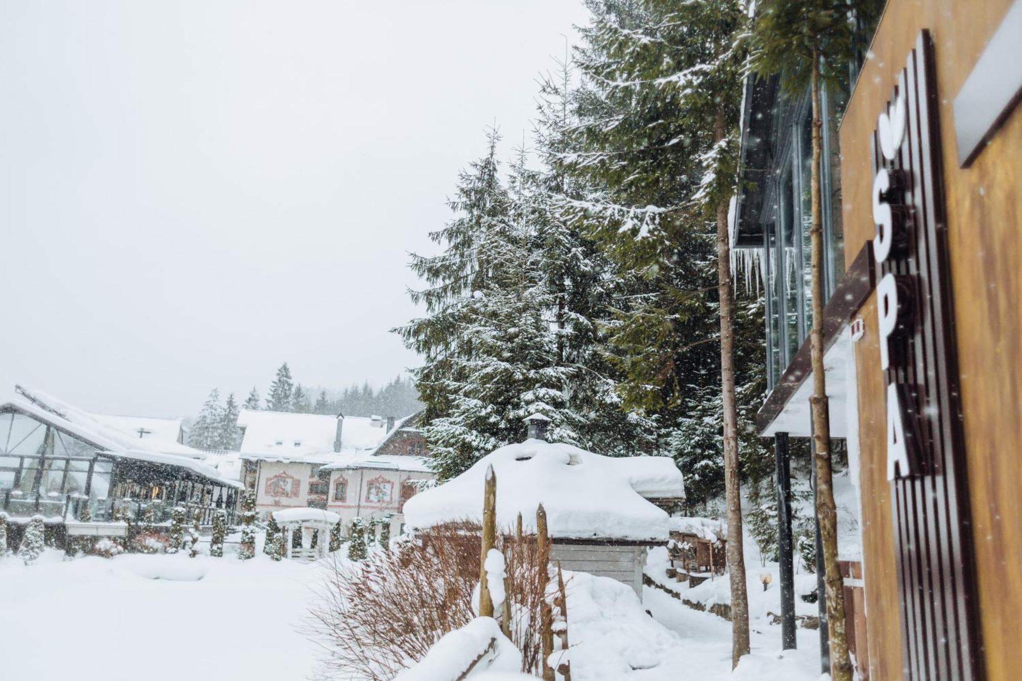 Hotel Vedmezhyi Dvir Bukovel Dış mekan fotoğraf