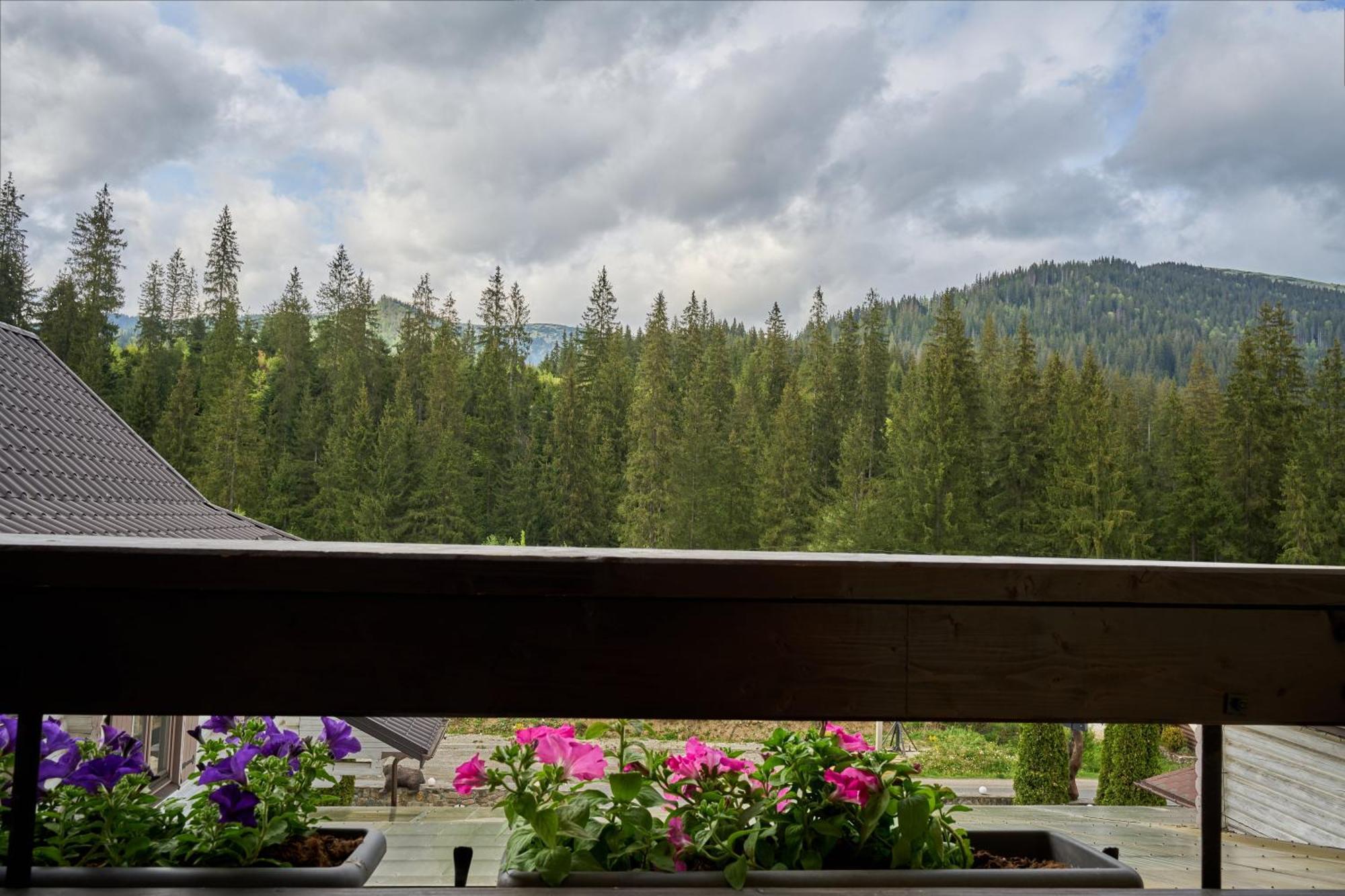 Hotel Vedmezhyi Dvir Bukovel Dış mekan fotoğraf